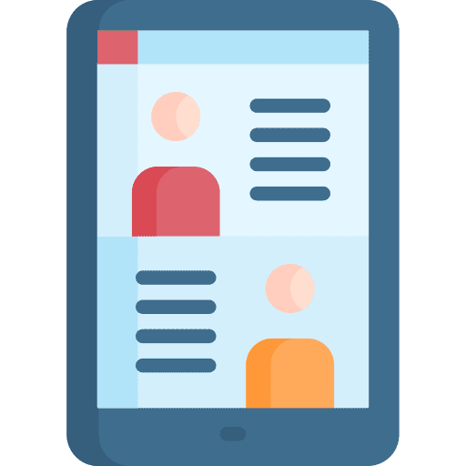 Video conference phone video conference online icon