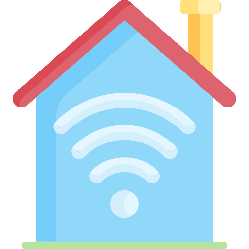 Wifi connection real estate technology internet icon