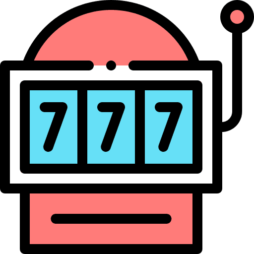 Slot machine poker machine casino gaming icon