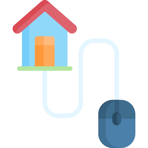 Smarthome computer control electronics icon