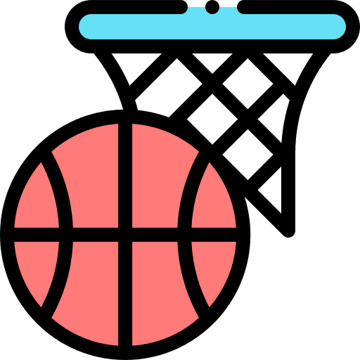 Basketball pe point shot icon