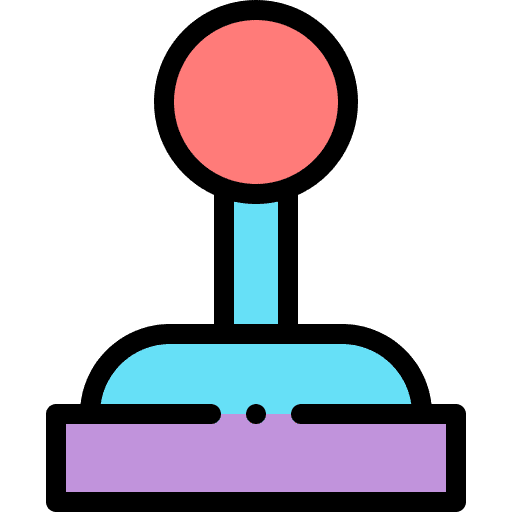 Joystick electronic video game gamepad icon