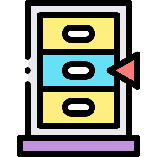 Rotation controller technology social media icon