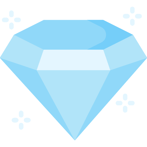 Diamond precious stone wealth clarity icon