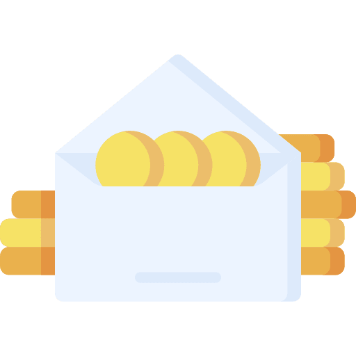 Allowance business and finance allowance envelope icon