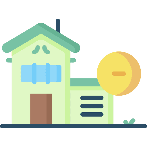 Property money buy house icon