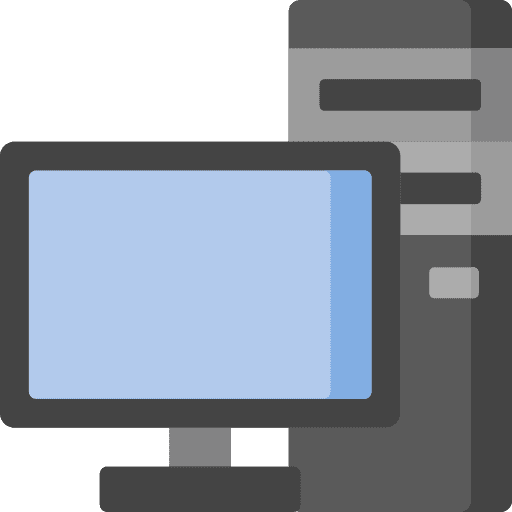 Pc pc electronics tower icon