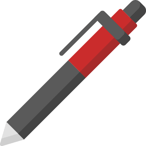 Pen office material pen education icon