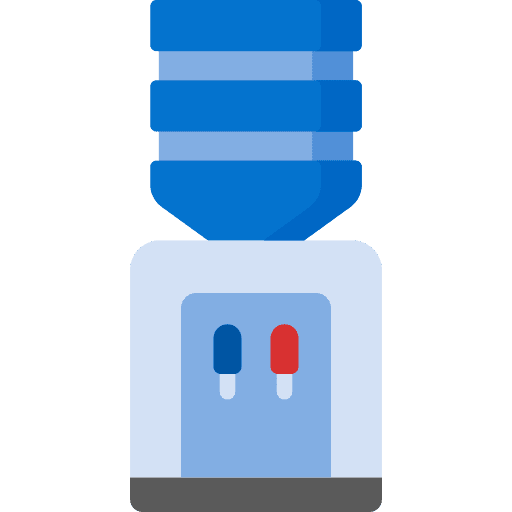 Water dispenser food and restaurant office beverage icon