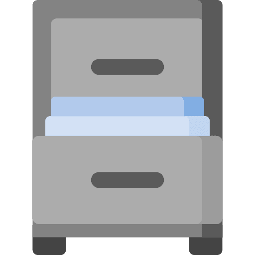 Filling cabinet files and folders holder filling cabinet icon