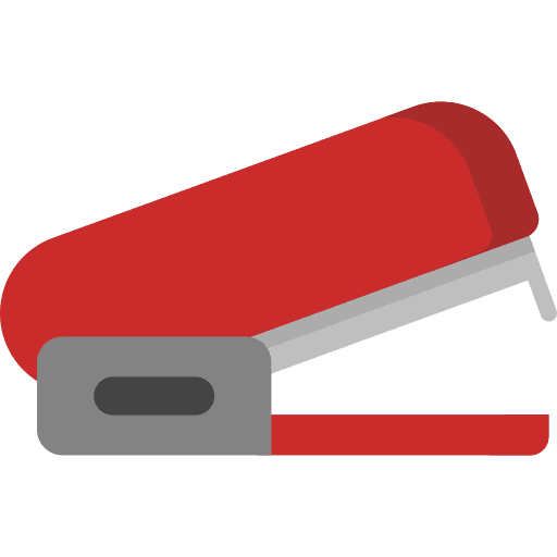Stapler education office material stapler icon