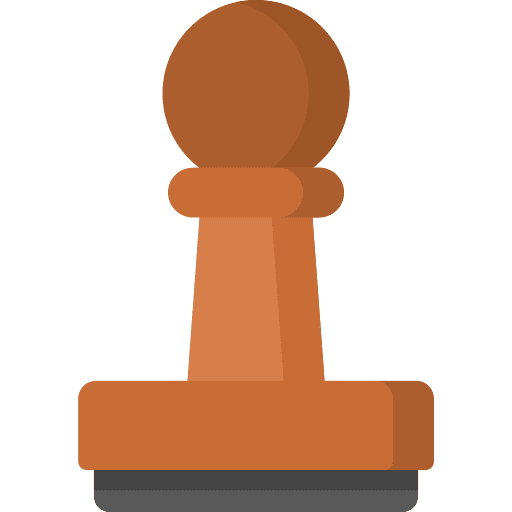 Rubber stamp business rubber stamp certificate icon