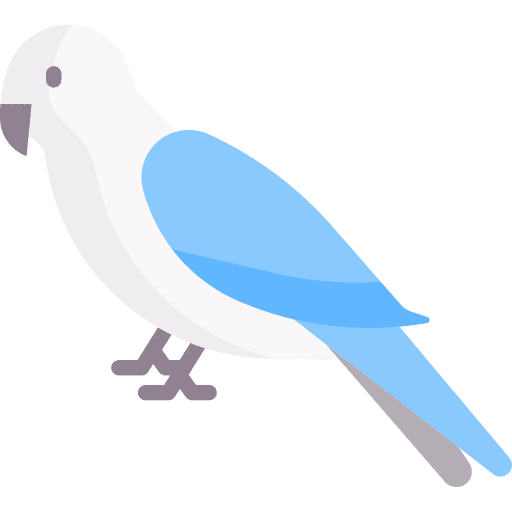 Parrot zoo ornithology animals icon