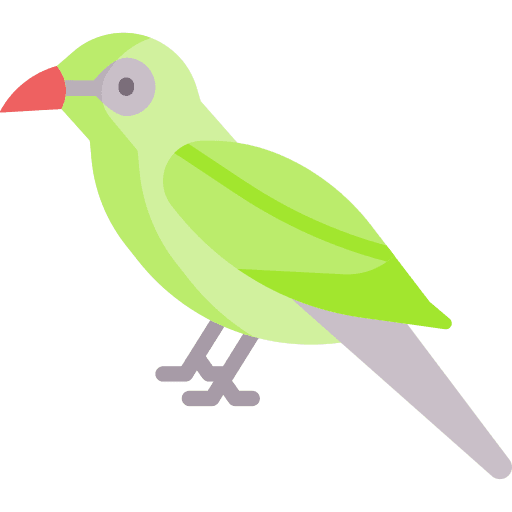 Bird bird zoo animal icon