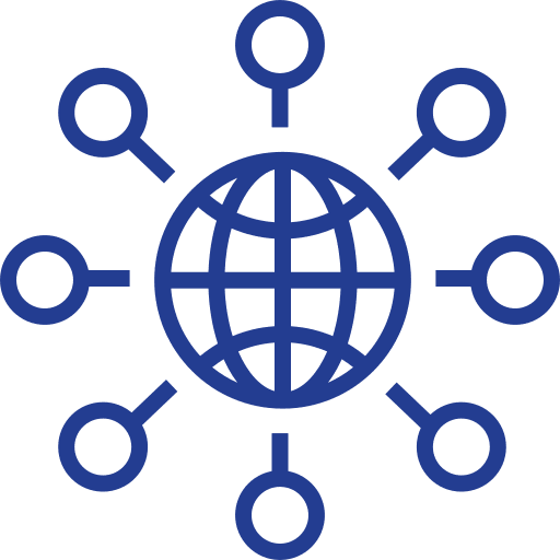 Global connection global global connection network icon