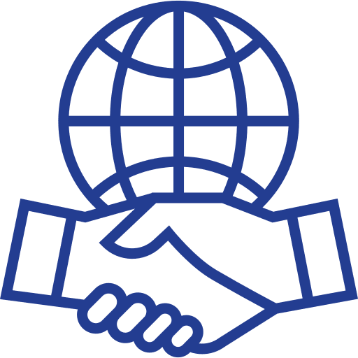 Handshake mediation gestures international icon