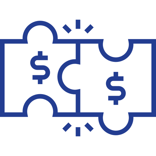 Business dollar idea business icon