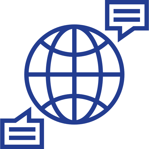 Global communication internet connection telecommunication icon