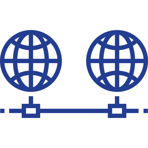 Global connection globe global worldwide icon