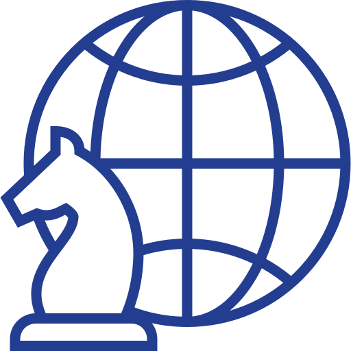 Strategy corporate economy international icon