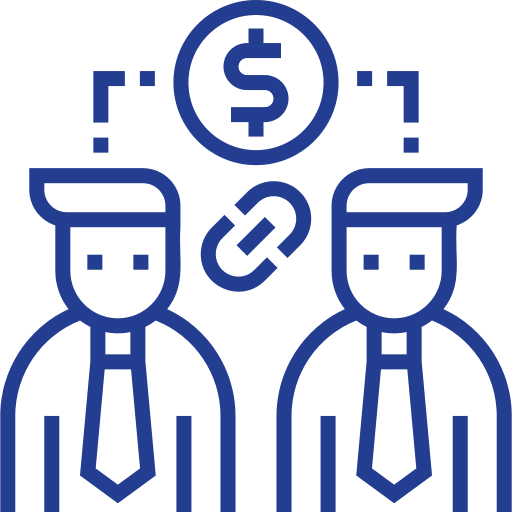 Partnership business user people icon