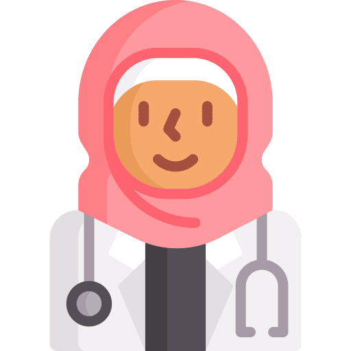 Doctor muslim arab doctor icon