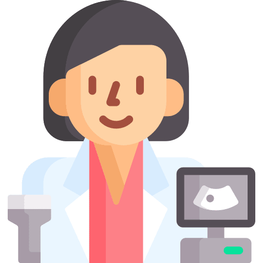 Gynecologist gynecologist healthcare and medical doctor icon