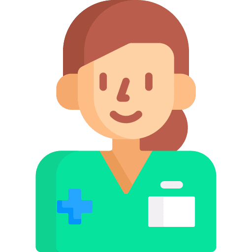 Nurse female person girl icon