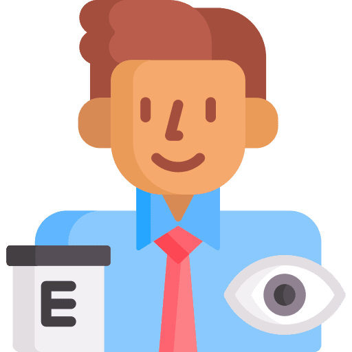 Ophthalmologist oculist professions and jobs ophthalmologist icon