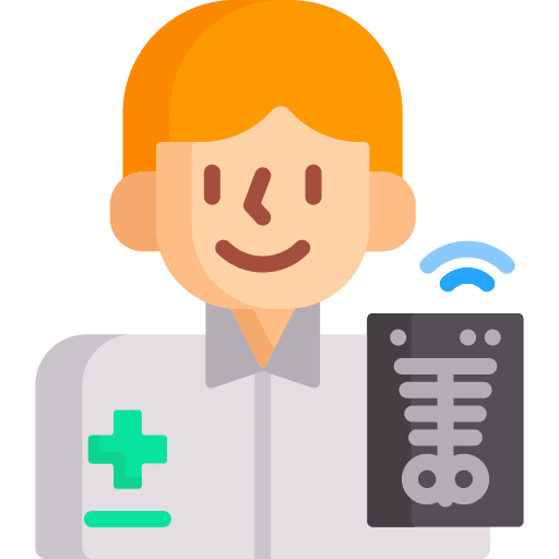 Radiographer occupation doctor man icon