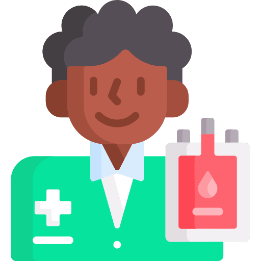 Blood transfusion hijab healthcare healthcare and medical icon