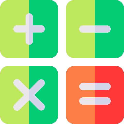 Calculator calculating technological sings icon
