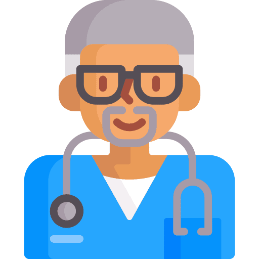 Doctor user occupation man icon