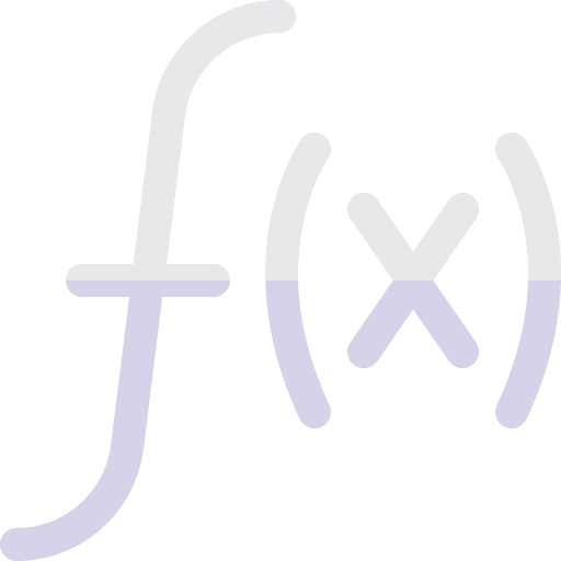 Function sign education maths icon