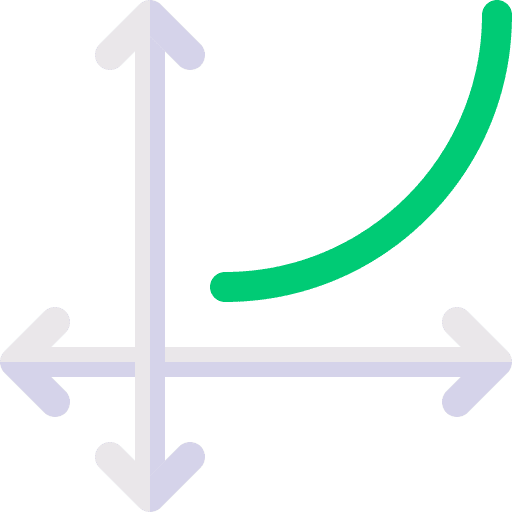 Graph math function algebra icon