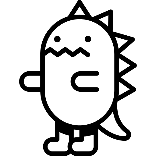 Dinosaur extinct wildlife dinosaur icon