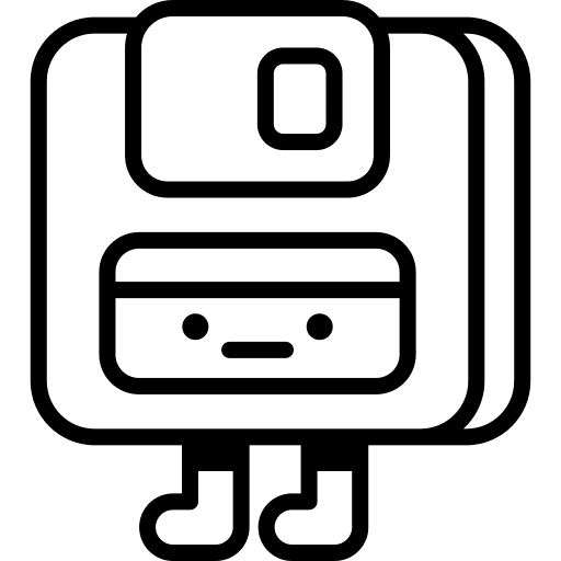 Floppy disk technology floppy disk save file icon