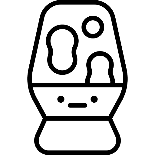 Lava lamp illumination lava lamp adornment icon