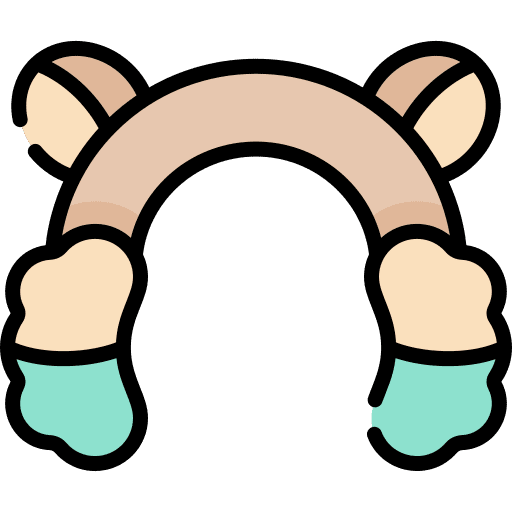 Earmuffs christmas cold winter icon