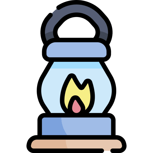 Lantern flame lantern holidays icon