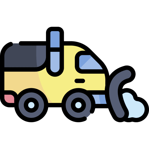 Snowplow industry digger snowplow icon