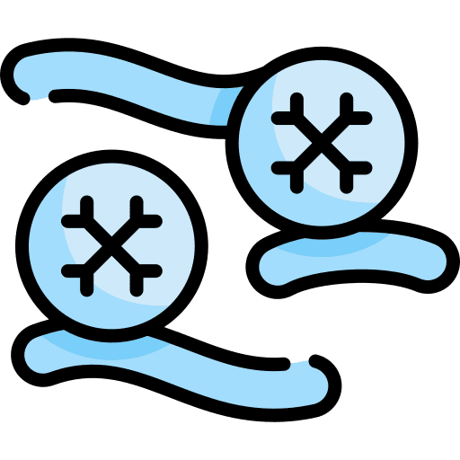 Snowstorm snow freeze snowfall icon
