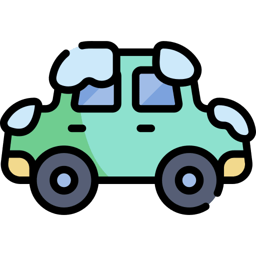 Car transportation snow car icon