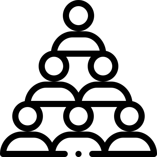 Participant group networking community icon