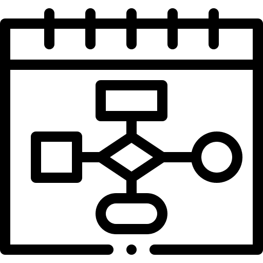 Calendar workshop schedule time and date icon