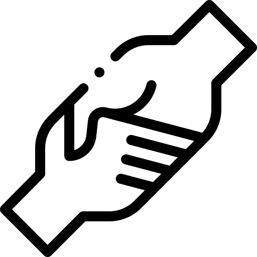 Shake hands shake hands agreement outreach icon