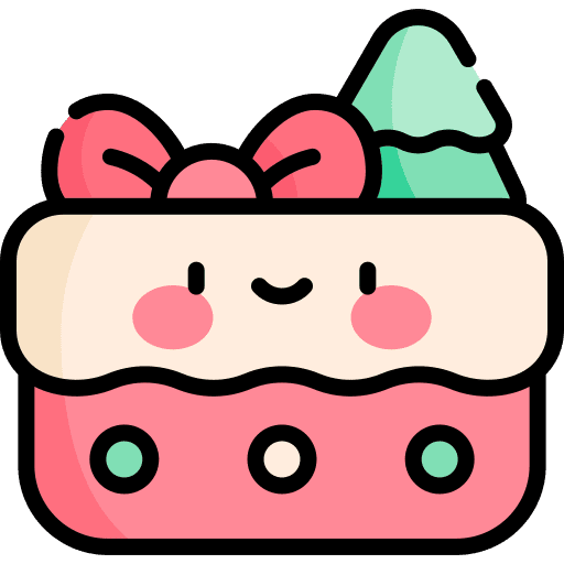 Cake food and restaurant bakery sweet food icon