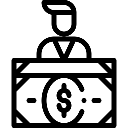 Sponsor money business and finance sponsor icon