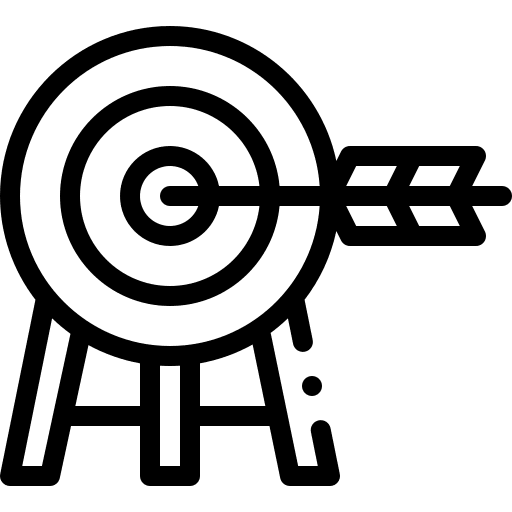 Target arrow darts business and finance icon