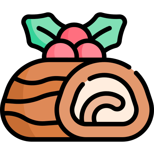 Yule food and restaurant dessert sweet icon